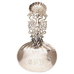 Gorham Sterling Silver Tea Caddy Spoon #450 avec Monogramme