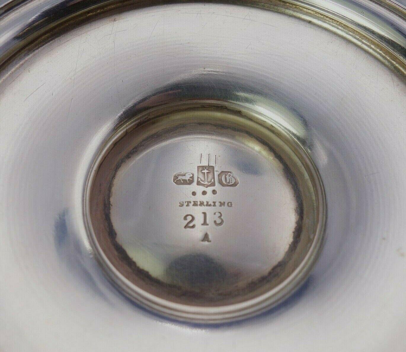 Service à thé de 3 pièces en argent sterling Gorham avec motif de feuilles de lierre et d'acanthe #213 4