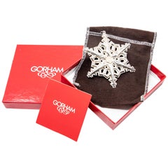 Gorham Sterling Snowflake, 1983