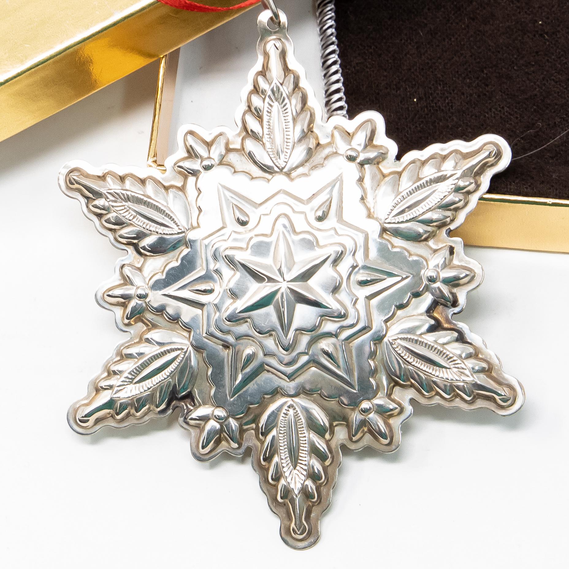 American Gorham Sterling Snowflake, 1999 For Sale