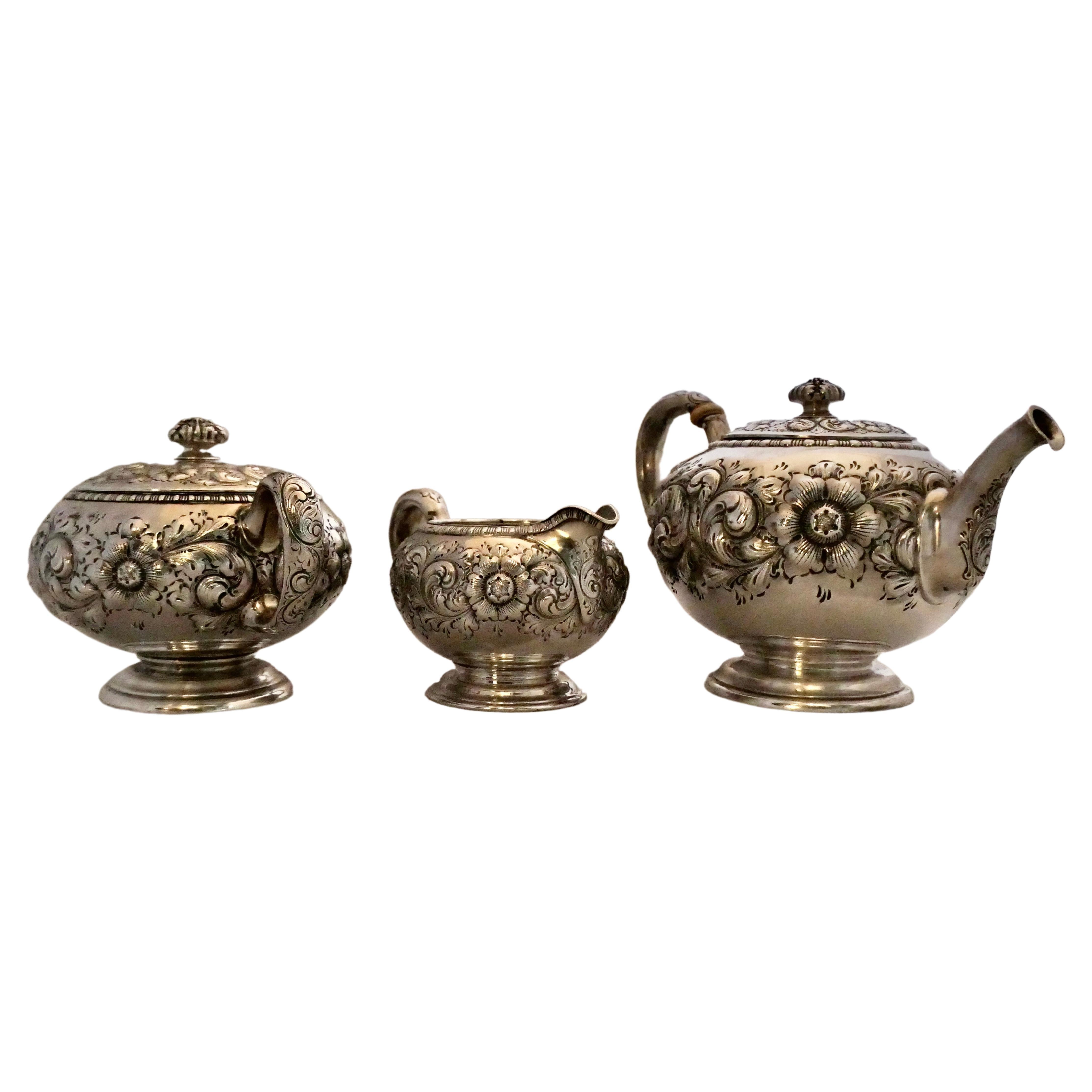 Gorham Sterling Tea Set For Sale