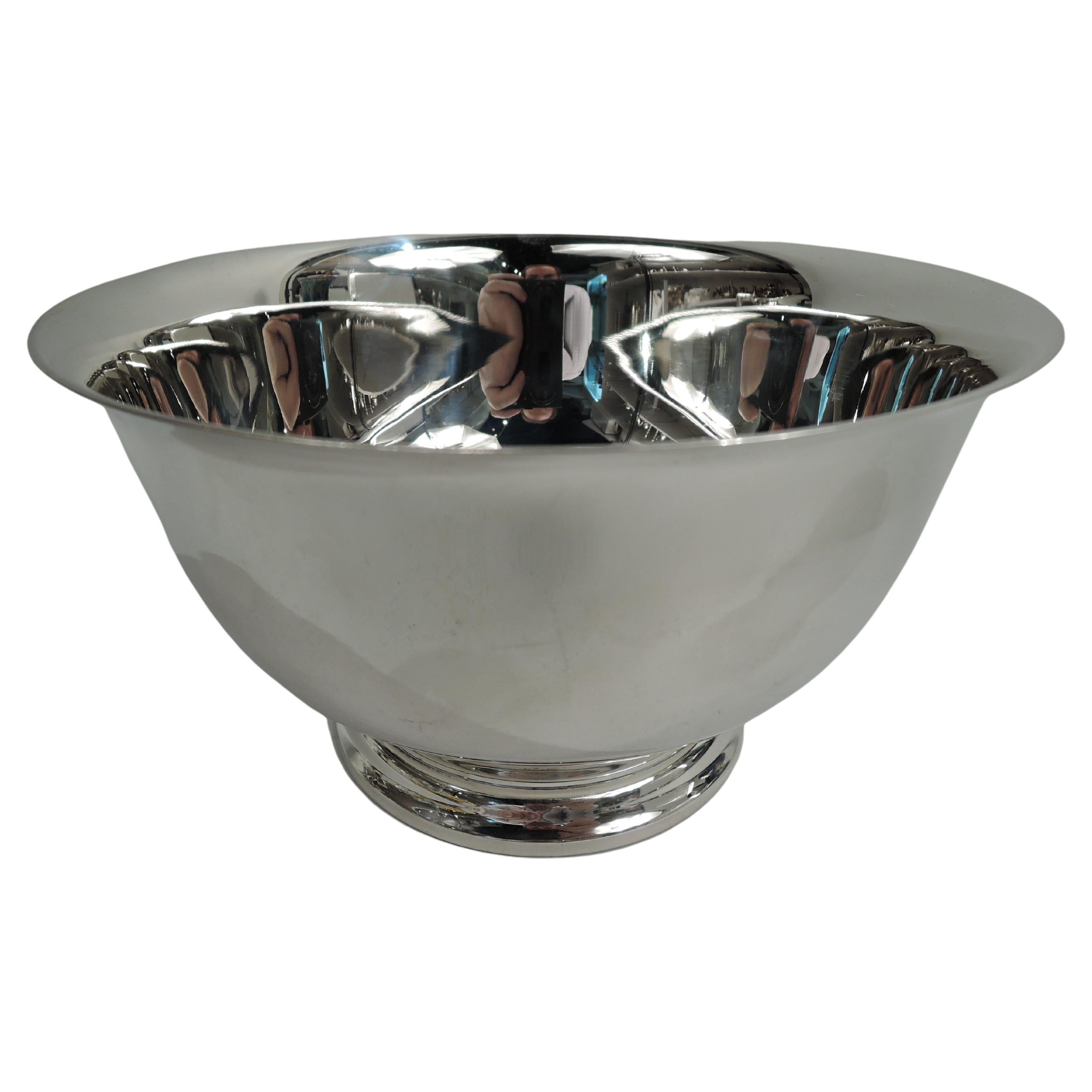 Gorham Traditionelle Sterling Silber Revere Schale