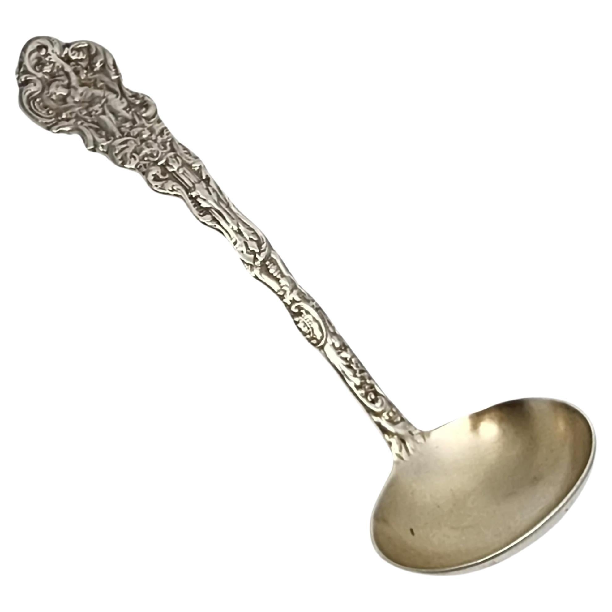 Gorham Versailles Sterling Silver Gold Wash Bowl Cream Ladle #15593 For Sale