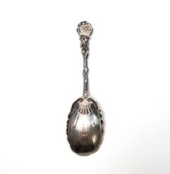 Gorham Versailles Sterling Silver Gold Wash Bowl Sugar Shell Spoon