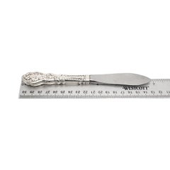 Gorham Versailles Sterling Silver Handle Stainless Blade Modern Butter Spreader