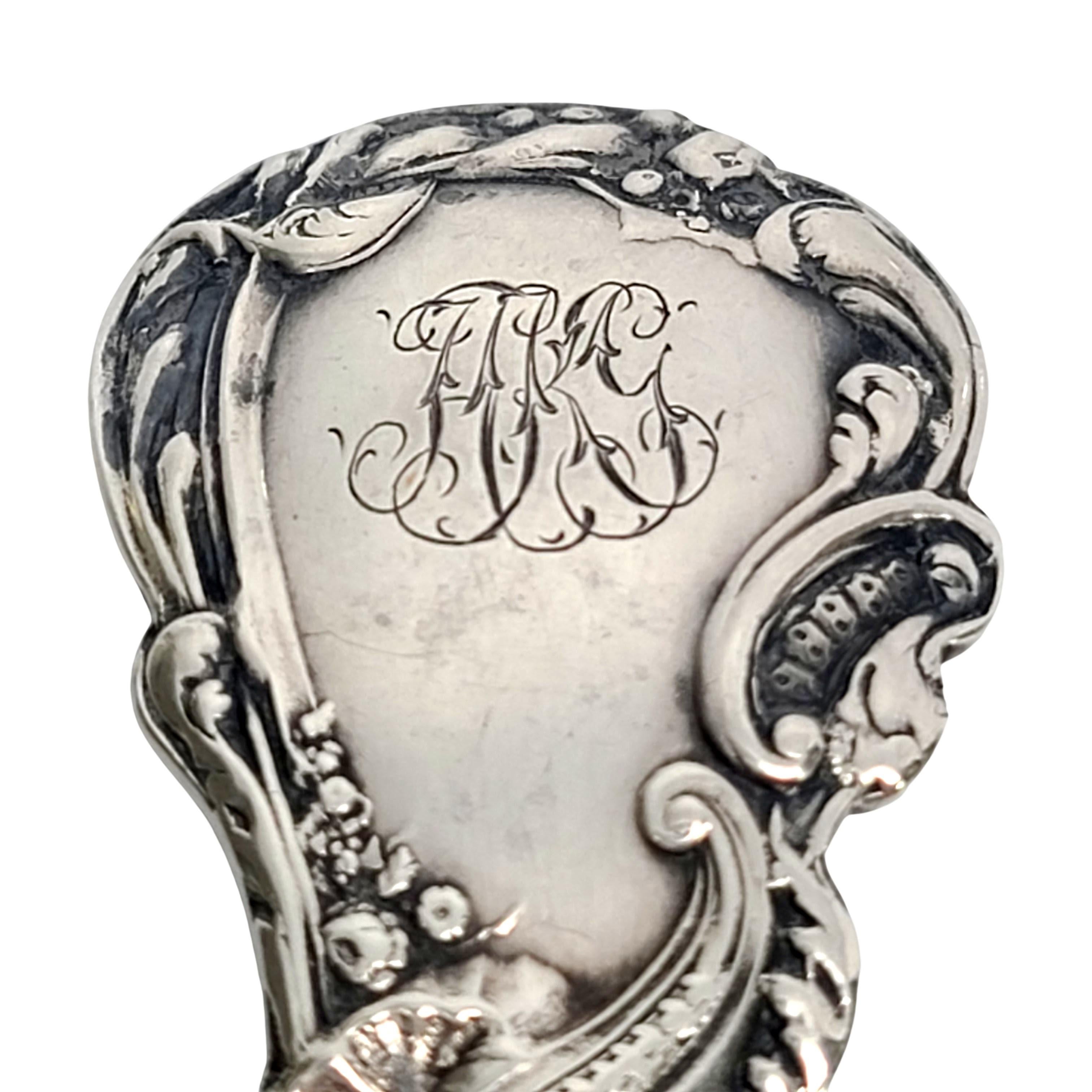 Gorham Versailles Sterling Silver Luncheon Fork with Monogram For Sale 2