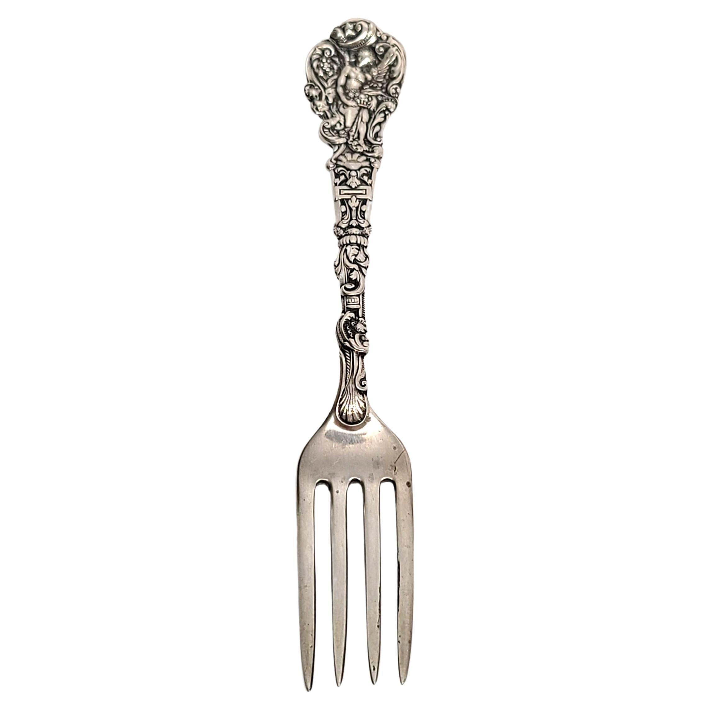 Gorham Versailles Sterling Silver Luncheon Fork with Monogram For Sale