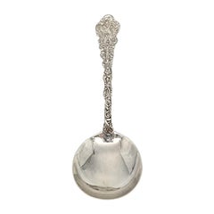 Gorham Versailles Sterling Silver Round Bowl Gumbo Spoon 6 5/8" #17139