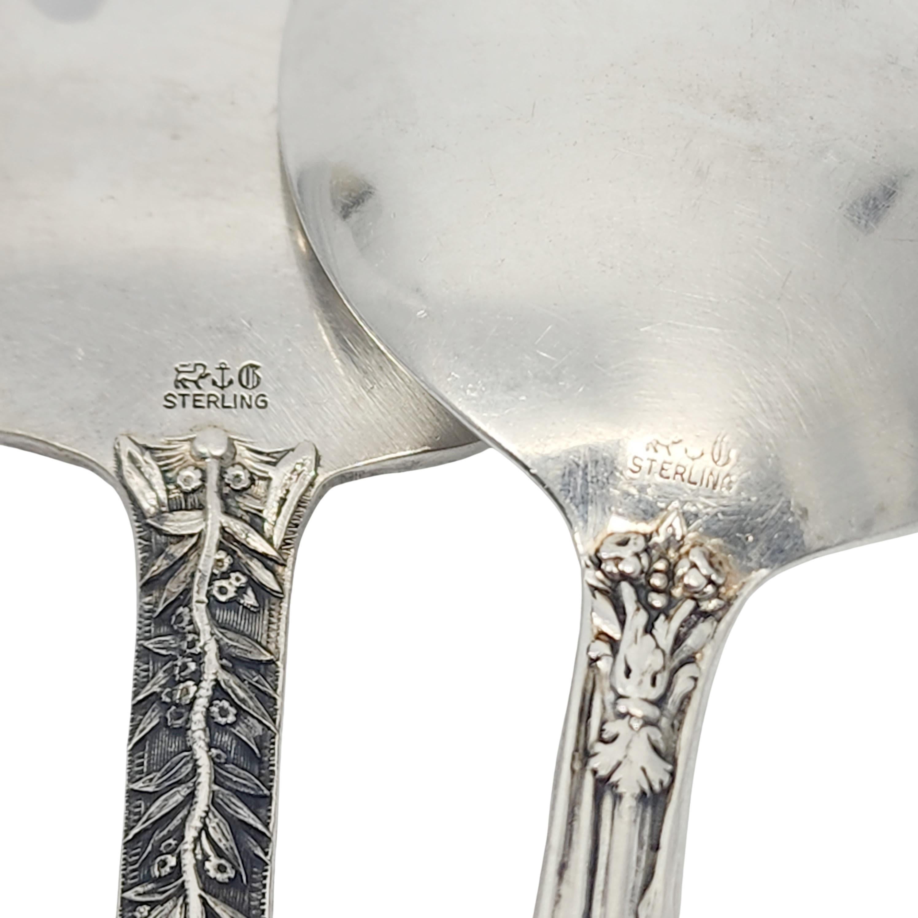 Gorham Versailles Sterling Silver Serving Fork & Spoon Set 8 1/4