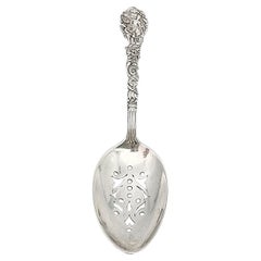 Antique Gorham Versailles Sterling Silver Serving Pierced Tablespoon w/Mono 8 1/2" 17028