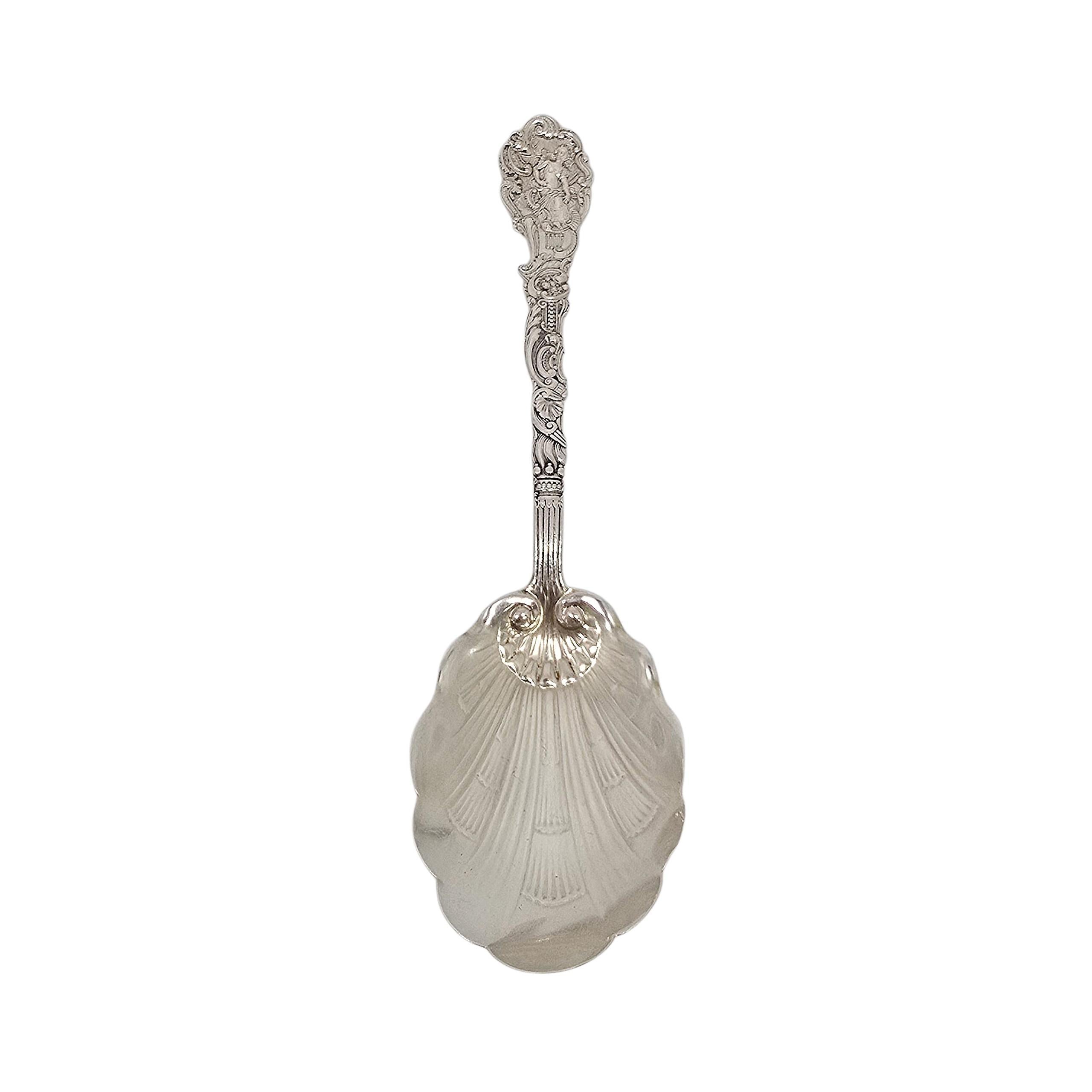 Gorham Versailles Sterling Silver Shell Bowl Serving Table Spoon #22993