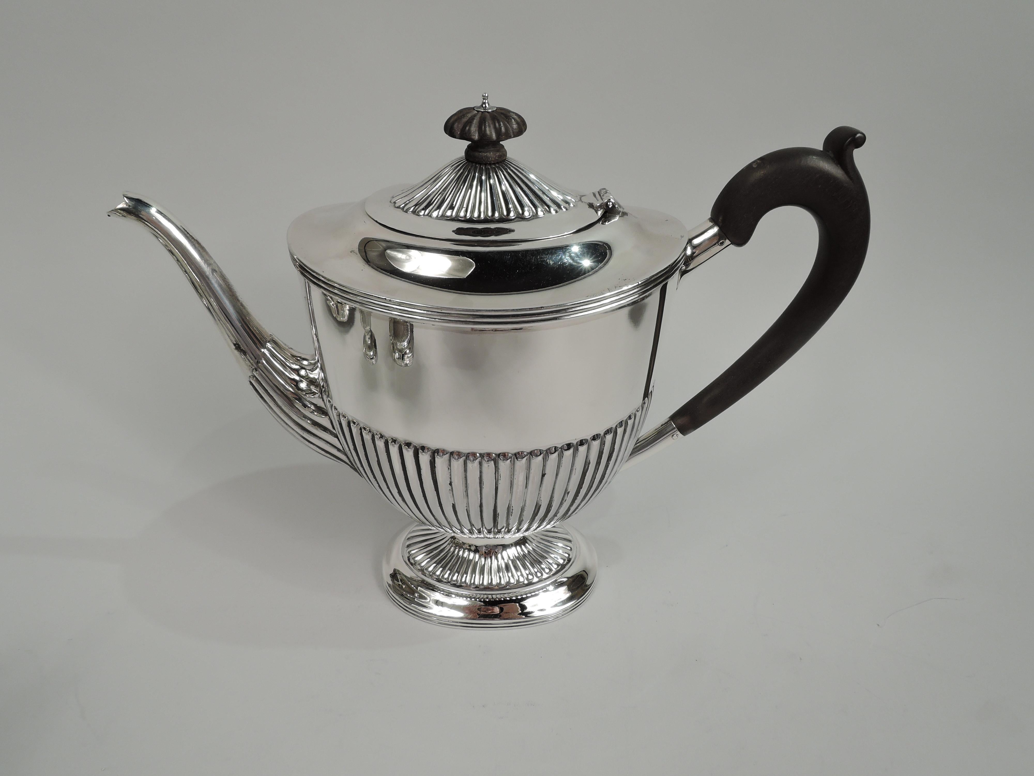 Neoclassical Revival Gorham Victorian Neoclassical Sterling Silver 3-Piece Coffee Set
