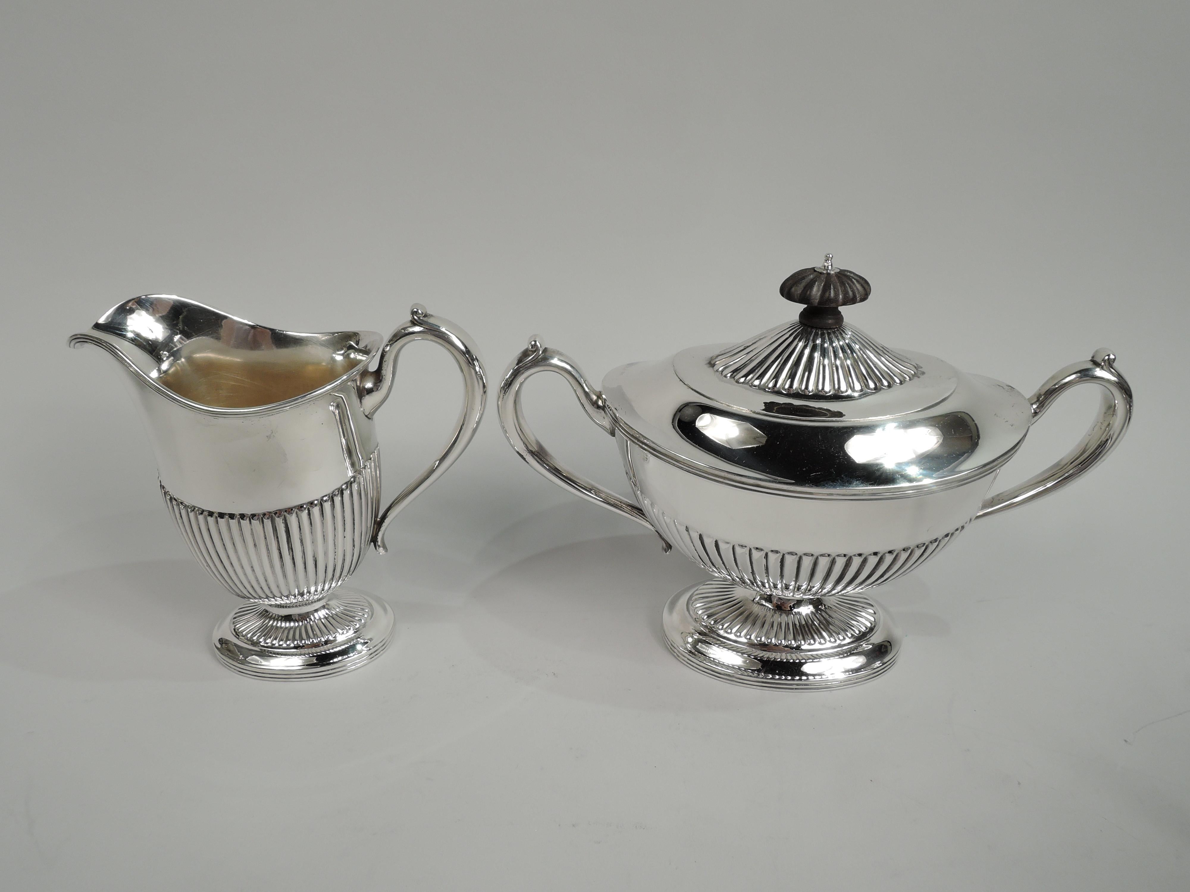 Gorham Victorian Neoclassical Sterling Silver 3-Piece Coffee Set 2