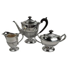 Gorham Victorian Neoclassical Sterling Silver 3-Piece Coffee Set