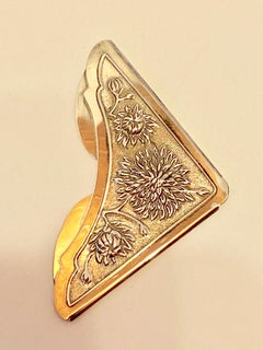 Segnalibro Gorham vittoriano in argento sterling con dettagli floreali a scoppio