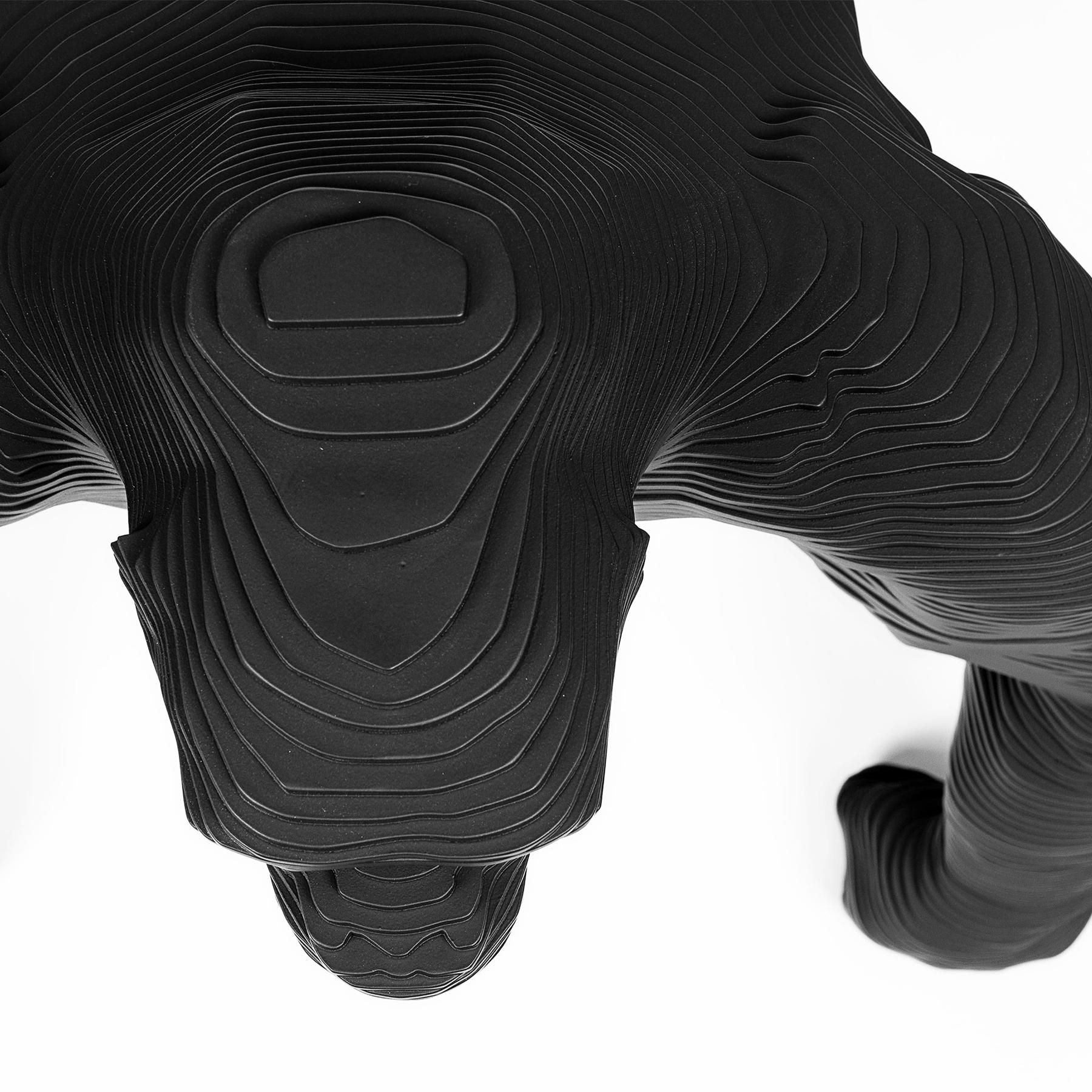 Goril Black Sculpture For Sale 5
