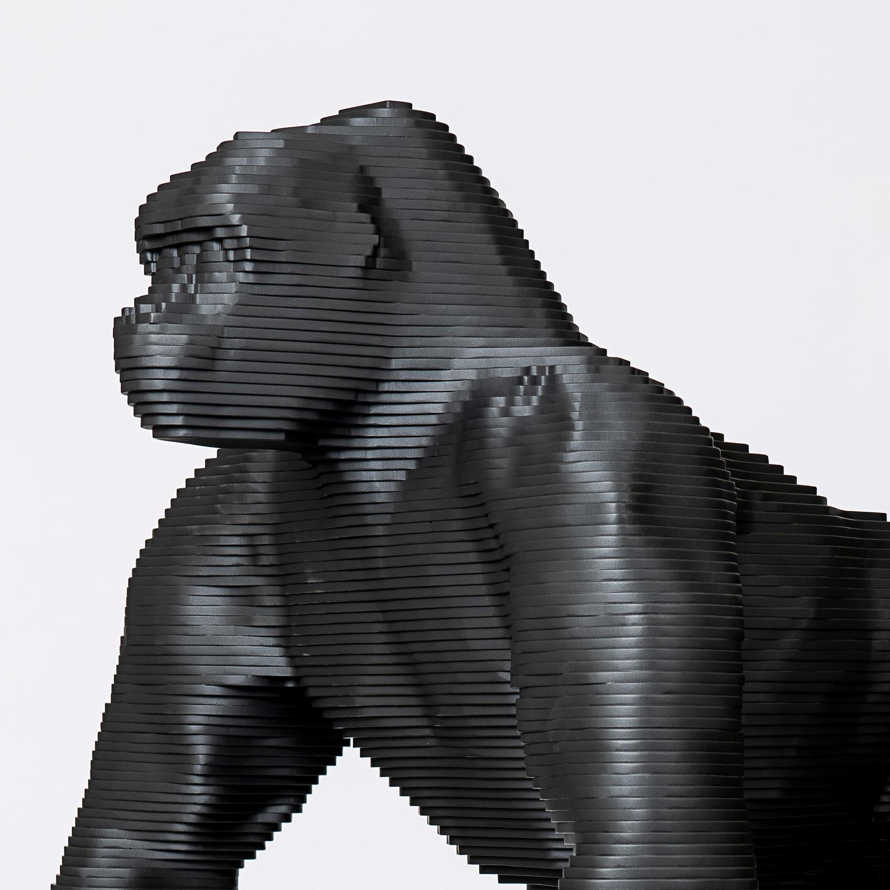 Schwarze Goril-Skulptur (21. Jahrhundert und zeitgenössisch) im Angebot