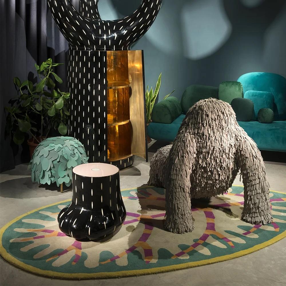 Modern Gorilla Chair with Real Leather by Marcantonio For Sale