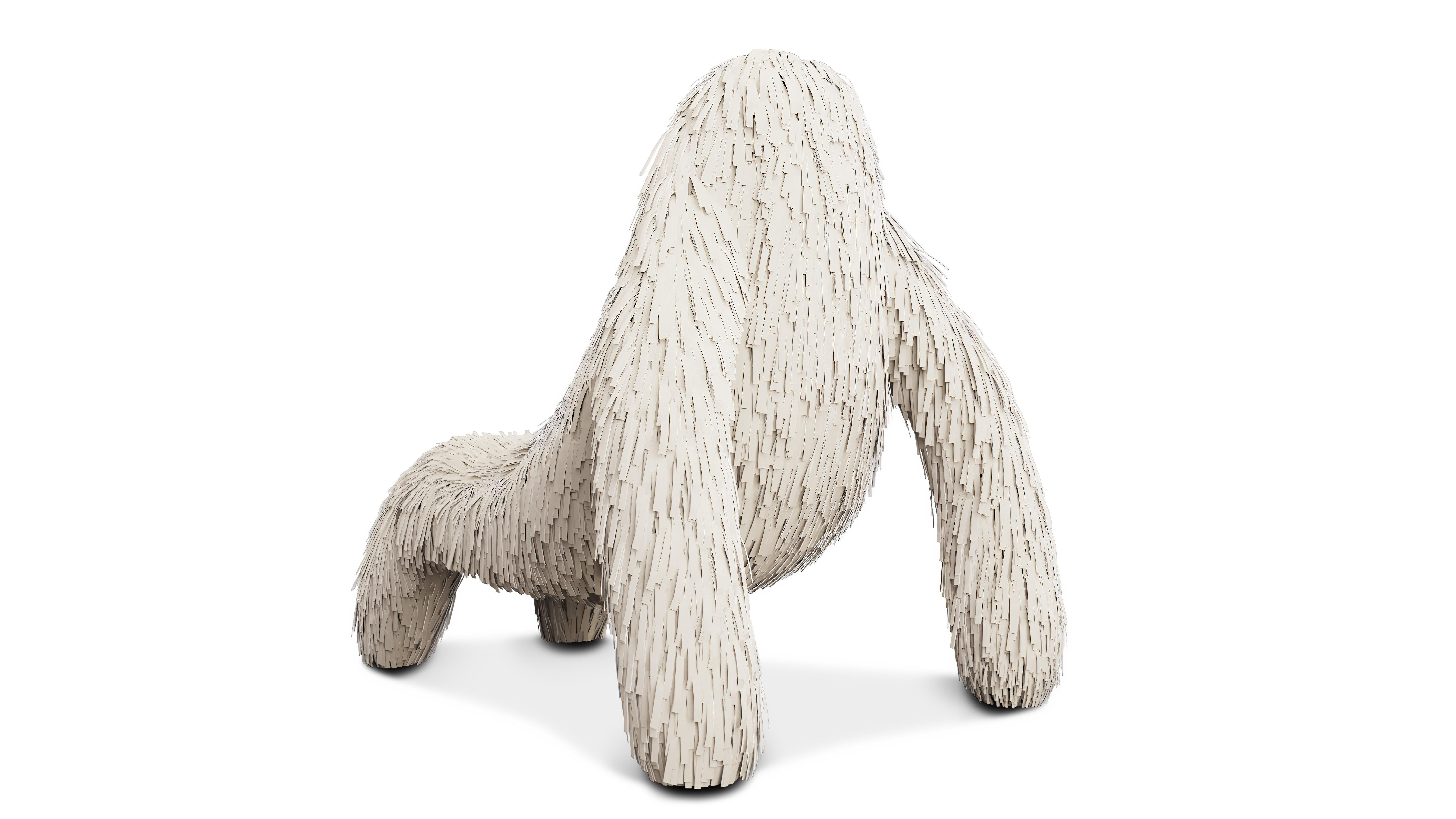 Gorilla Chair with Real Leather by Marcantonio For Sale 1
