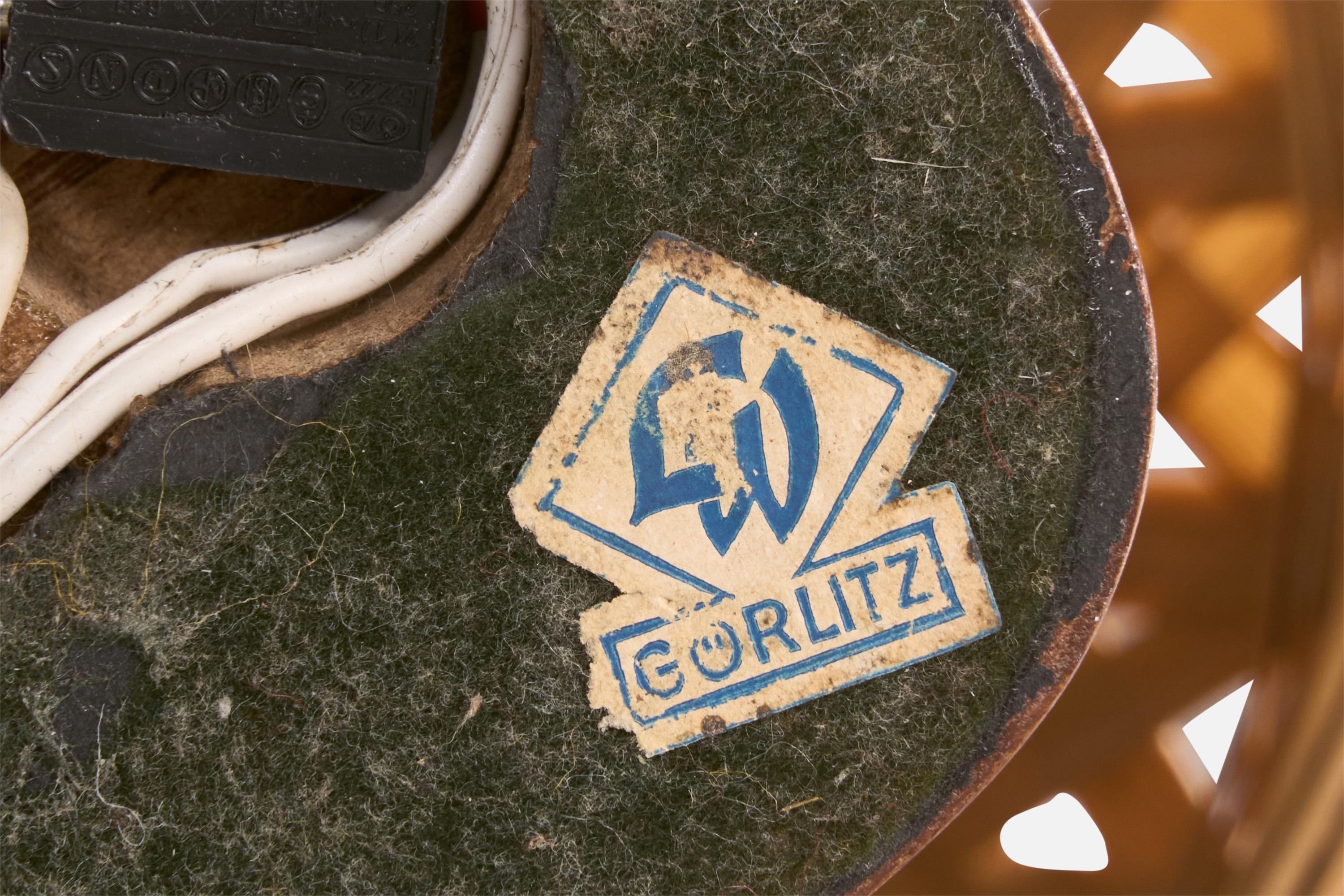 Görlitz, Lampade da tavolo. Teak, ottone, rattan, Germania, anni '60 in vendita 5