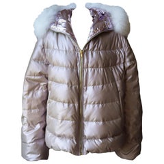Gorski Reversible Fox Fur Trimmed Quilted Down Jacket