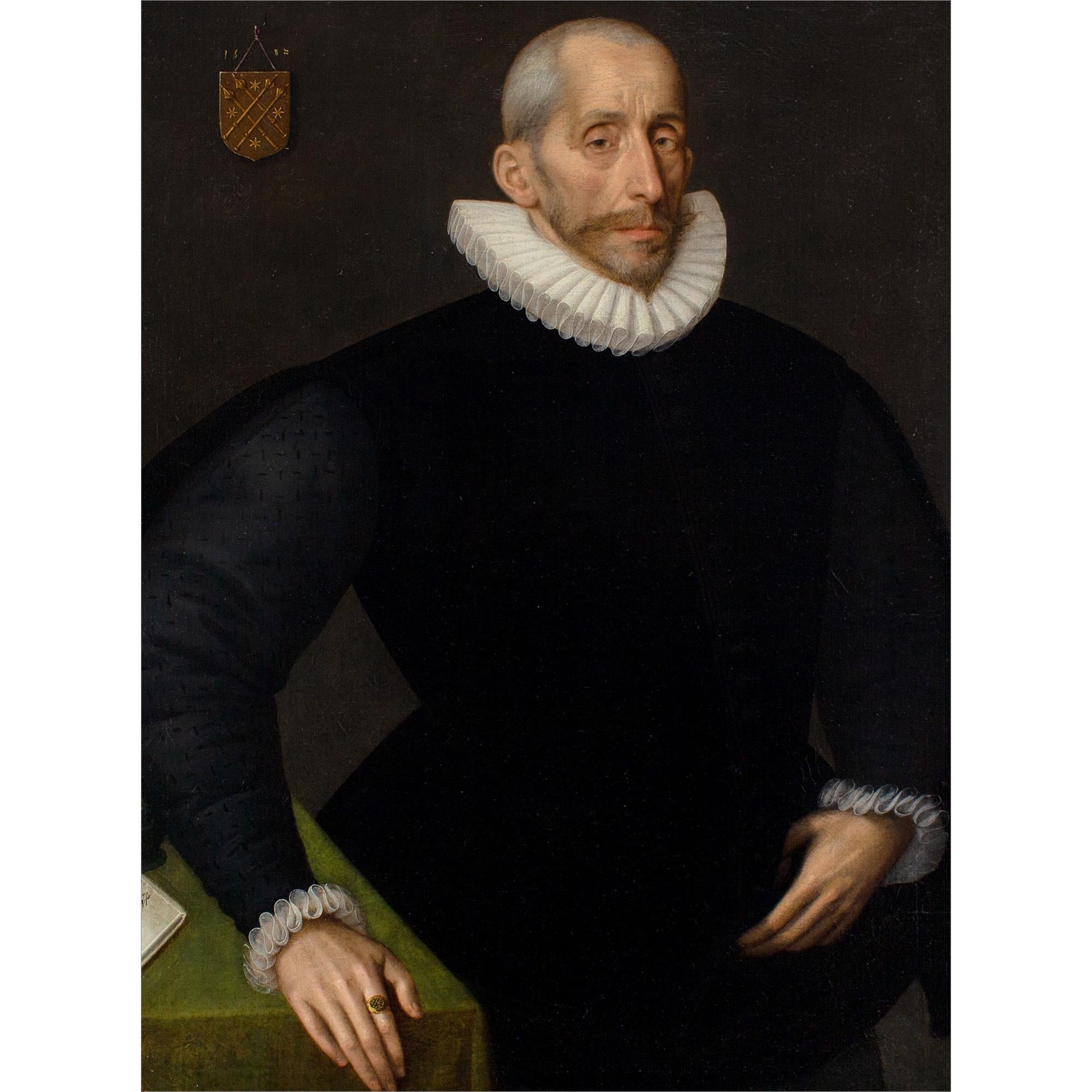Gortzius Geldorp, Retrato de un miembro de la familia Sani, siglo XVI en venta 1