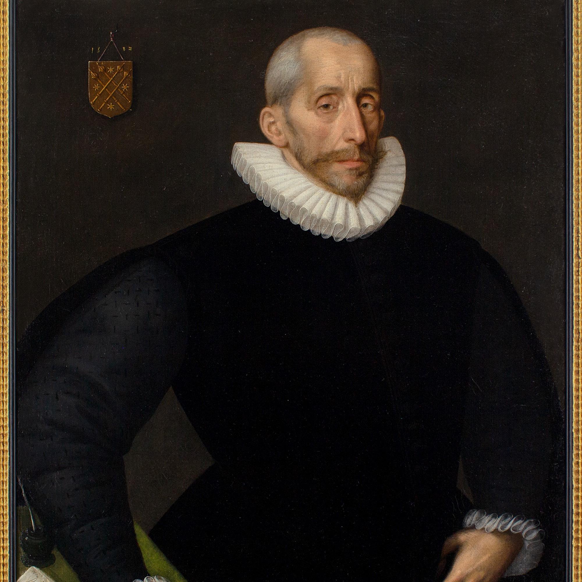 Gortzius Geldorp, Retrato de un miembro de la familia Sani, siglo XVI en venta 4