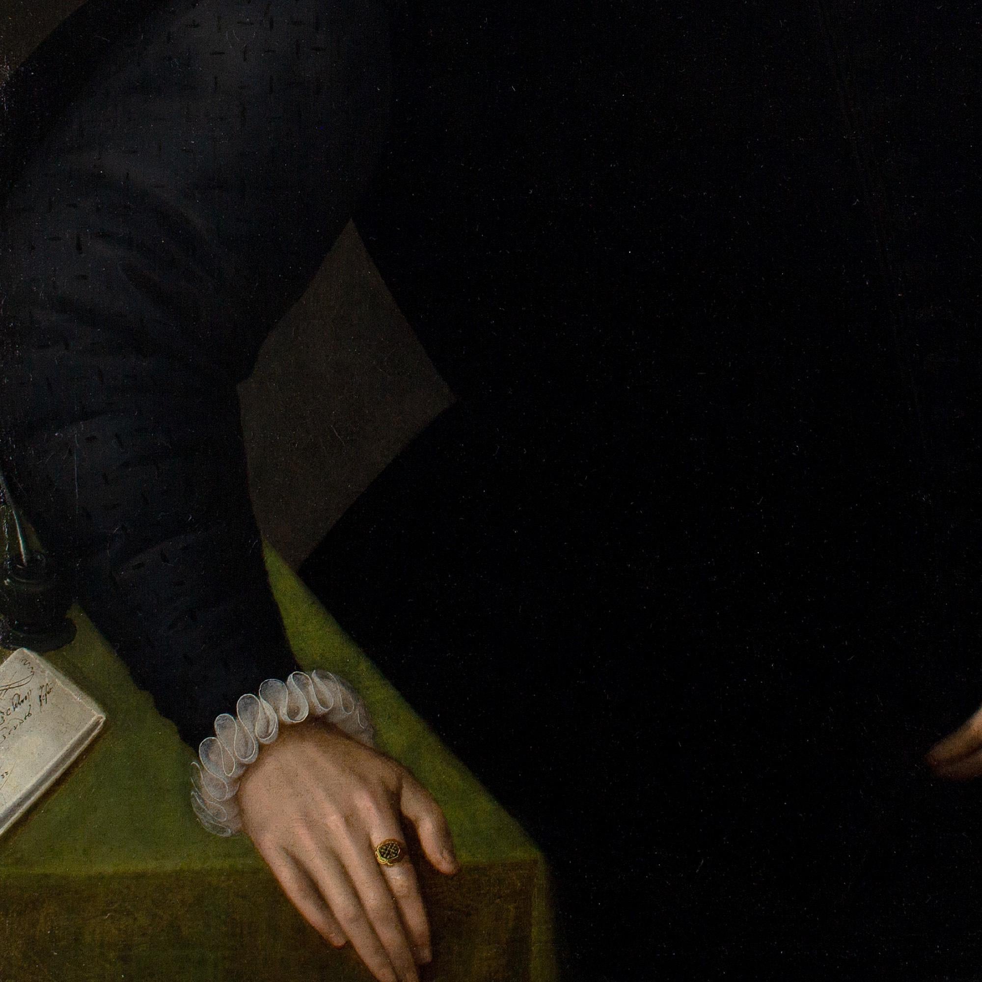 Gortzius Geldorp, Retrato de un miembro de la familia Sani, siglo XVI en venta 7