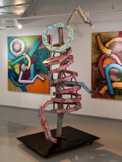 "Gems of Dissent" Sculpture 89" x 39" x 39" pouces par Gosha Ostretsov