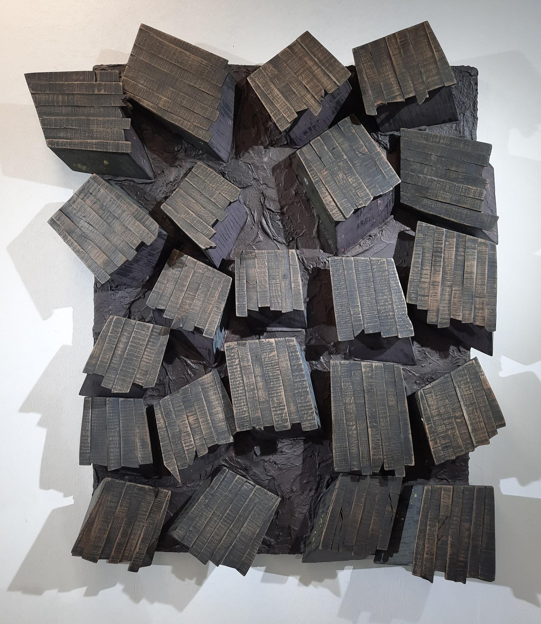 "Mudflow" Wall Sculpture 46" x 39" x 5" inch by Gosha Ostretsov

Medium: Wood and Acrylic

Born in 1967, in Moscow
Lived in Paris for ten years (1988 - 1998), now lives and works in Moscow.

PUBLIC COLLECTIONS:

The State Tretyakov Gallery, St.