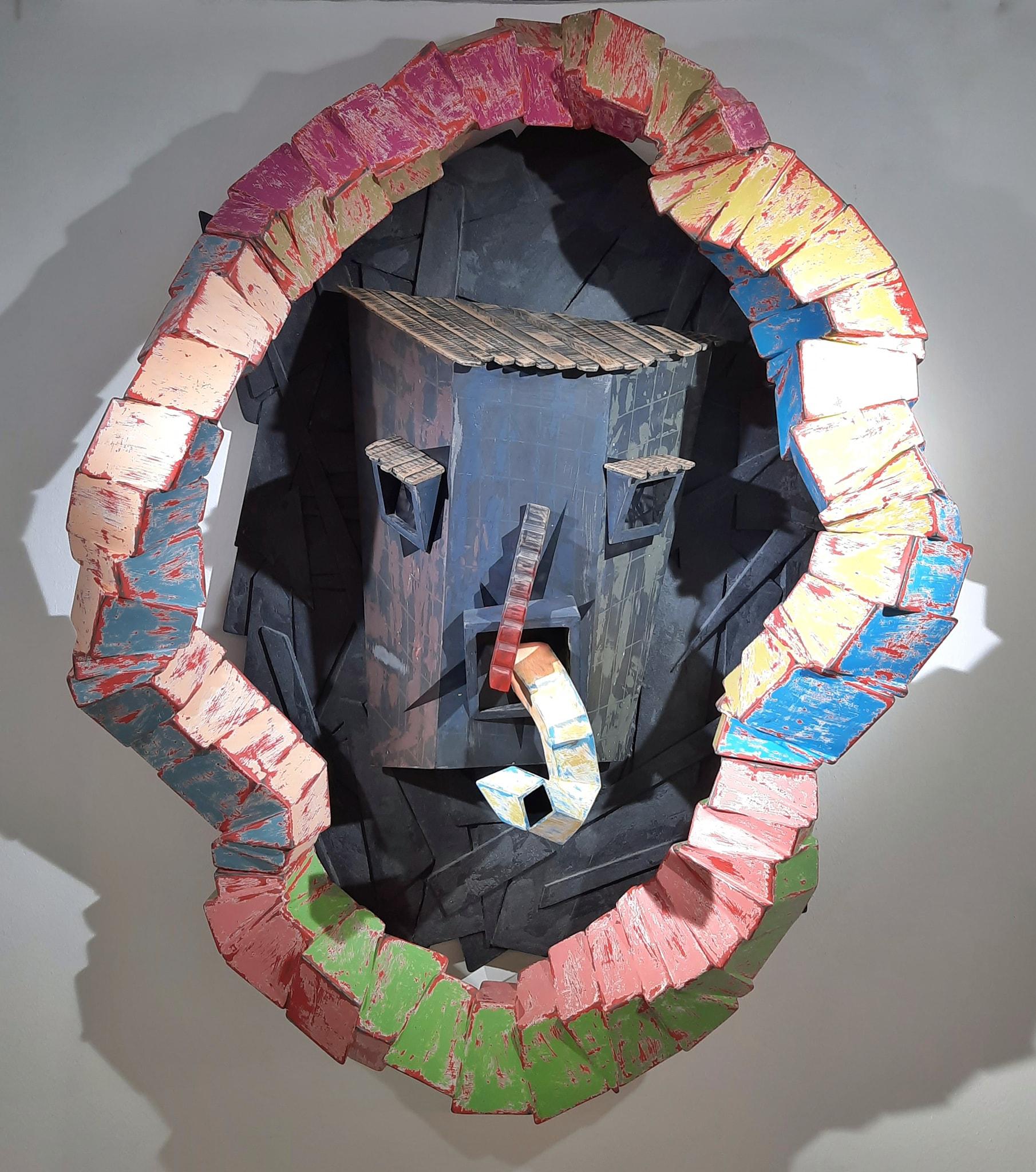 „Portal-Thorns“ Wandskulptur 71" x 59" Zoll von Gosha Ostretsov
