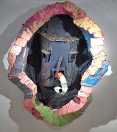 „Portal-Thorns“ Wandskulptur 71" x 59" Zoll von Gosha Ostretsov