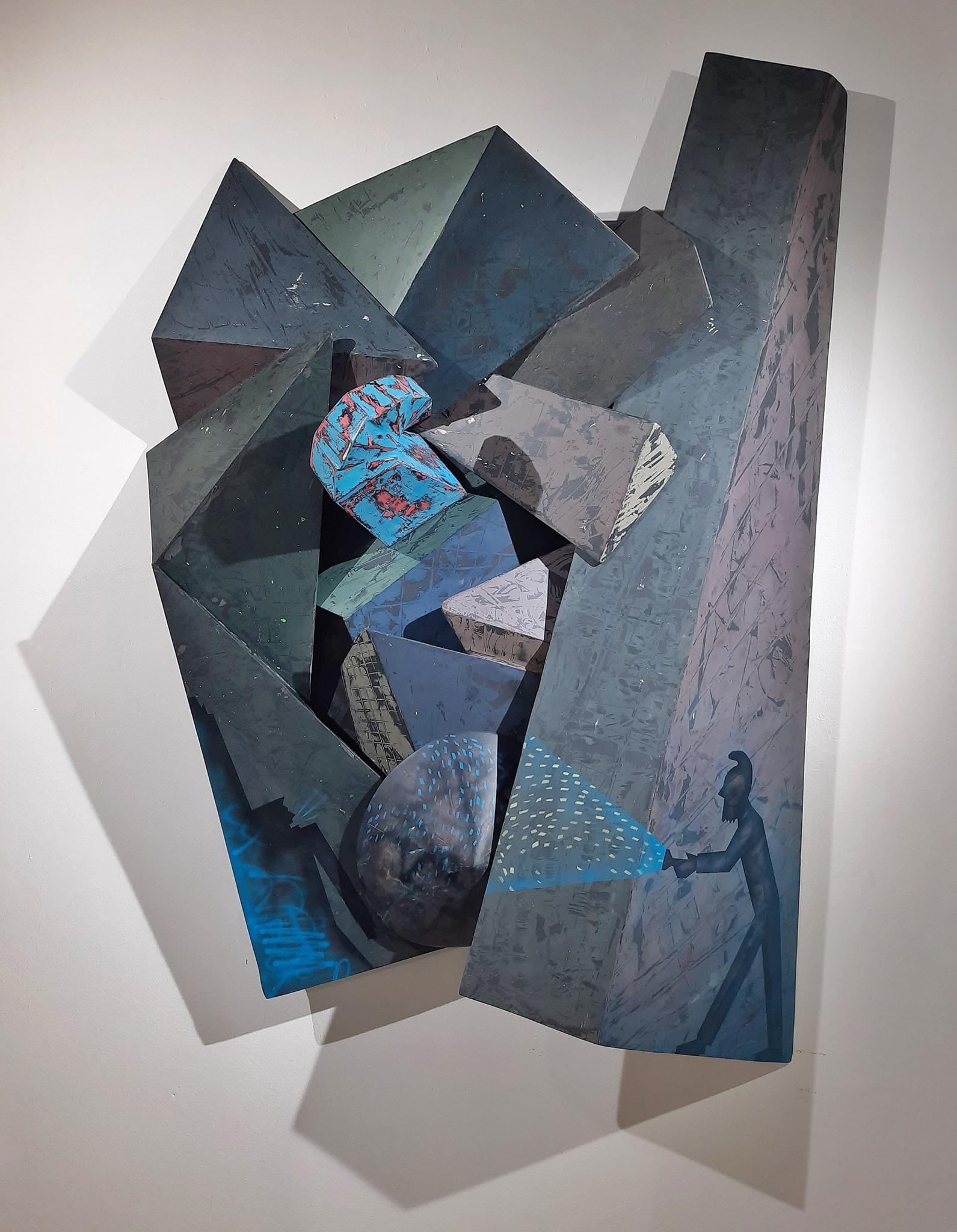 „The Chase“ Wandskulptur 71" x 59" Zoll von Gosha Ostretsov

Geboren 1967, in Moskau
Lebte zehn Jahre lang in Paris (1988 - 1998), lebt und arbeitet jetzt in Moskau.

ÖFFENTLICHE SAMMLUNGEN:

Die Staatliche Tretjakow-Galerie, St. Petersburg,