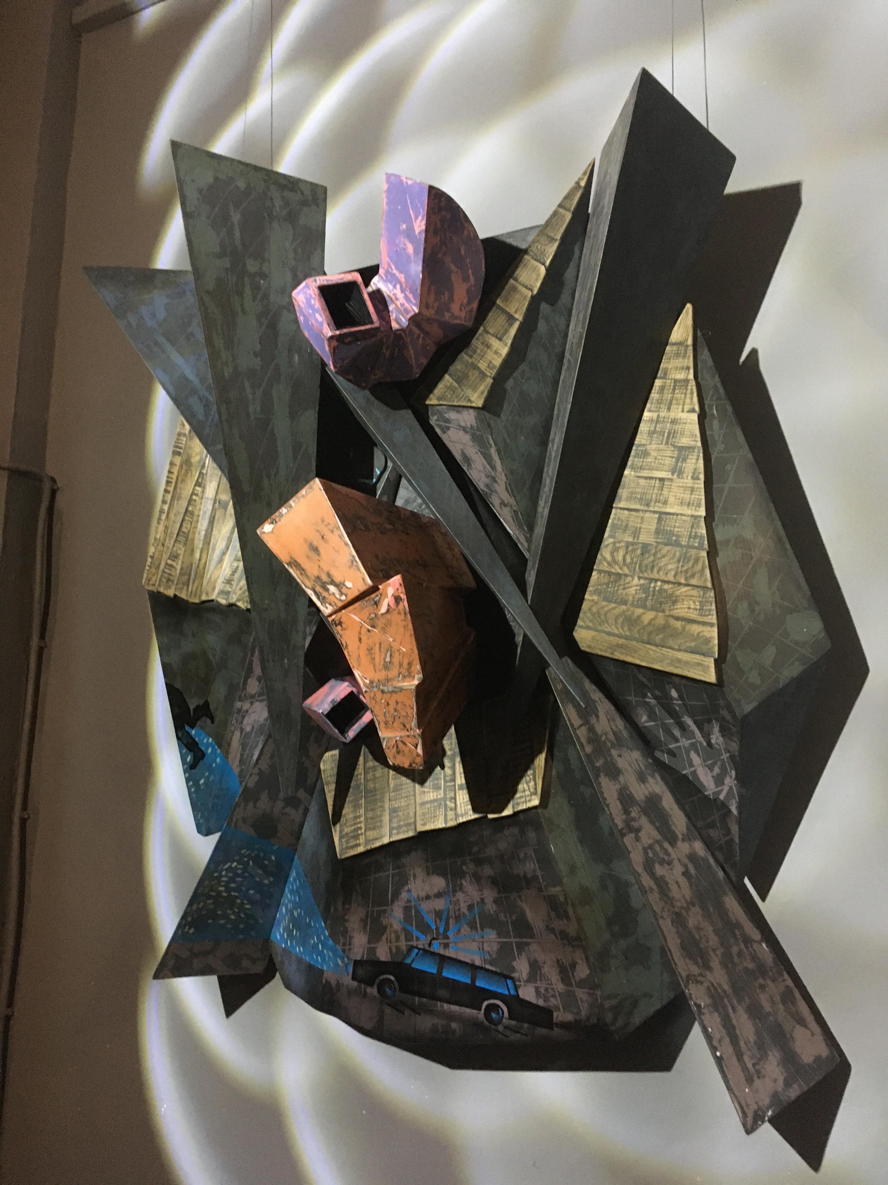 Escultura de pared 