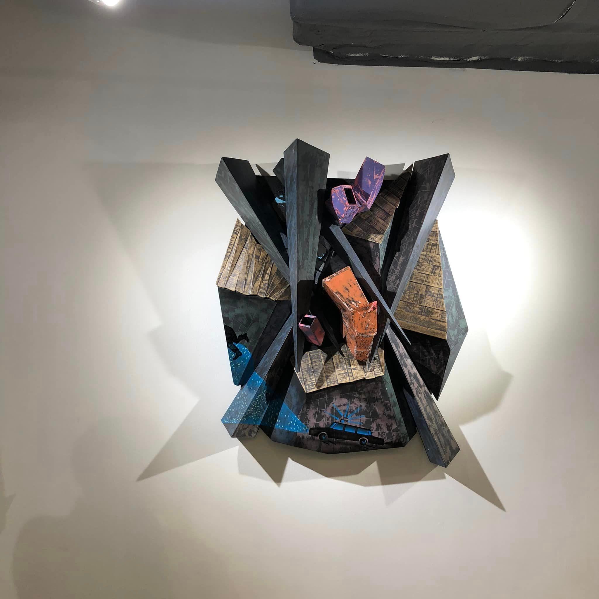 Escultura de pared 