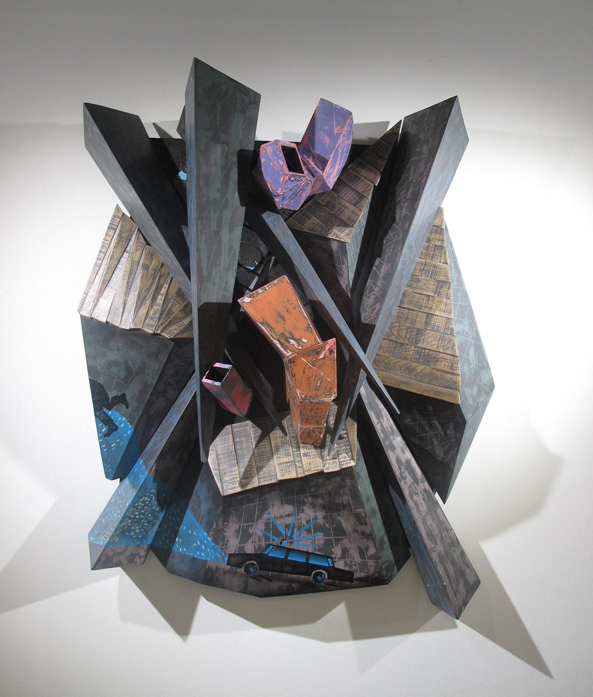 Escultura de pared 