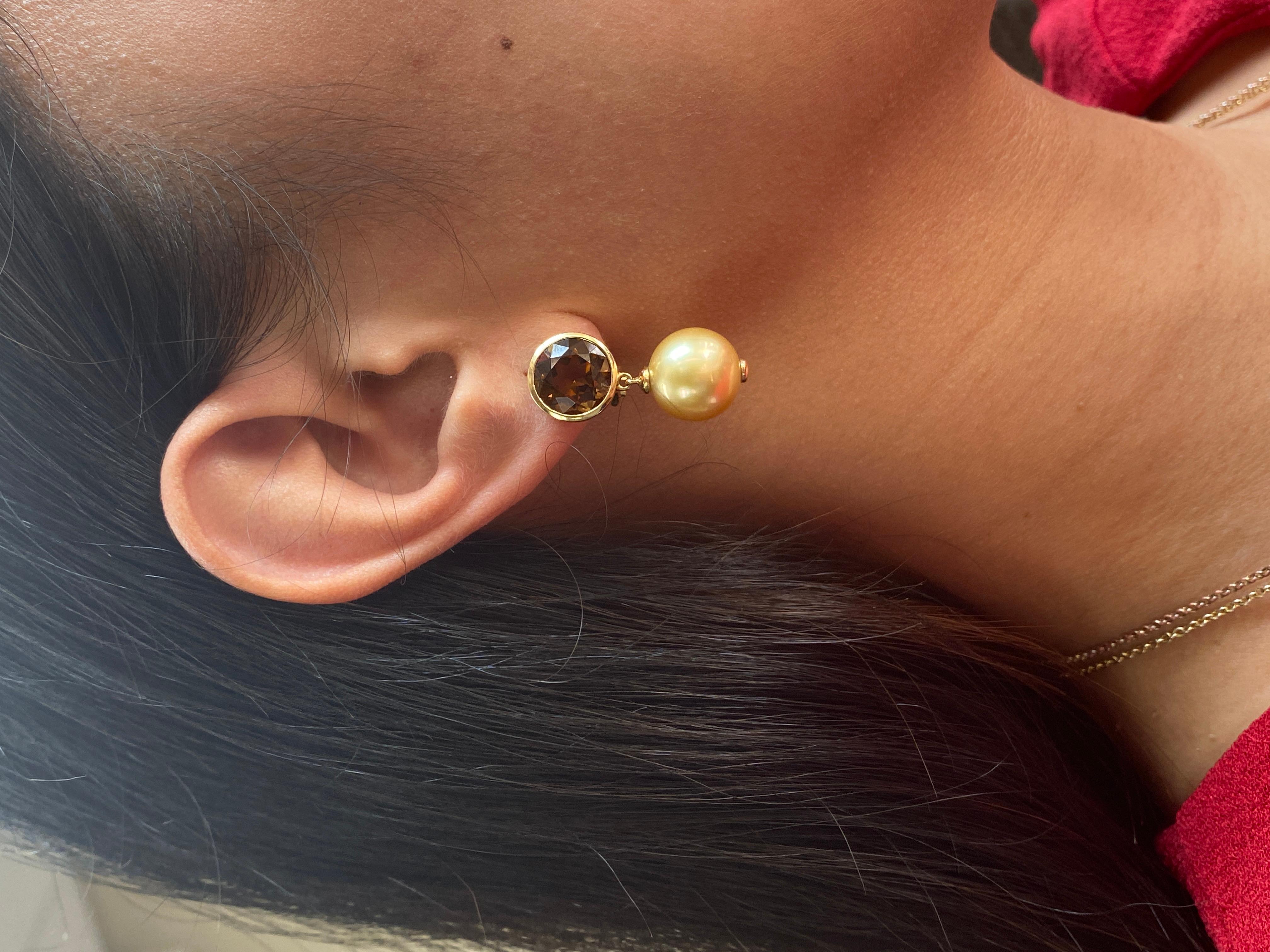 Goshwara Bezel Set Round Earrings  In New Condition In New York, NY
