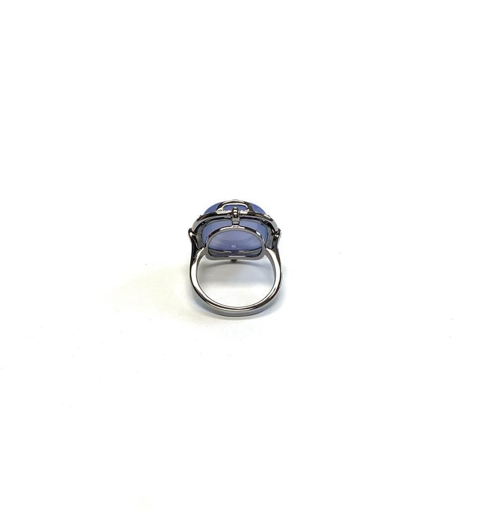 chalcedony engagement ring