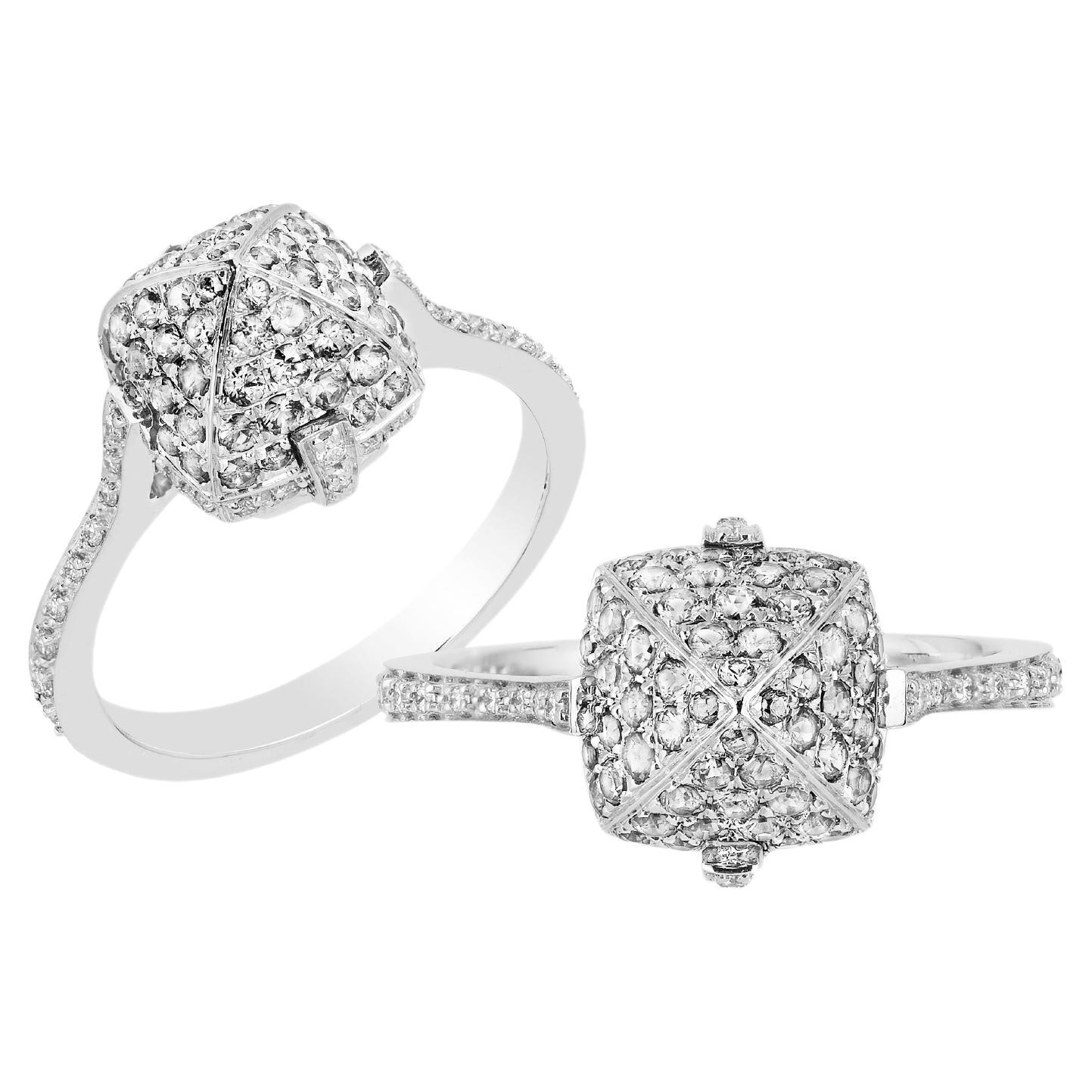 Goshwara Diamond & White Gold Ring For Sale