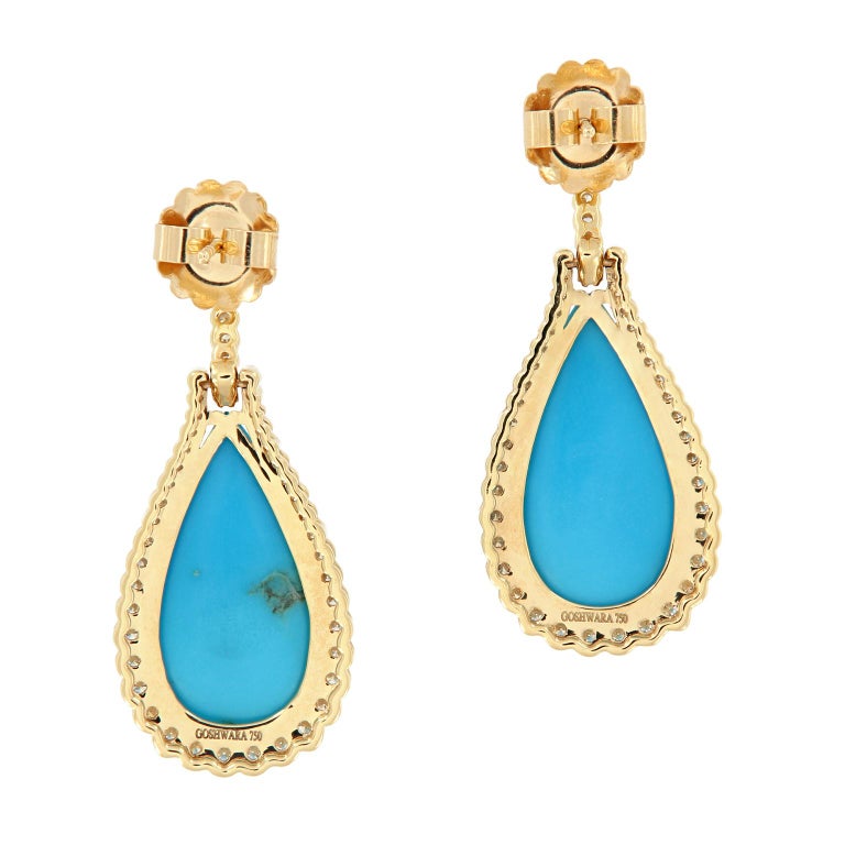 Goshwara The G-One Collection Doublet Drop Earrings in Opal