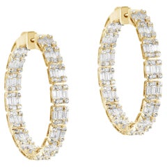 Goshwara Inside-Outside Diamond Hoop Earrings