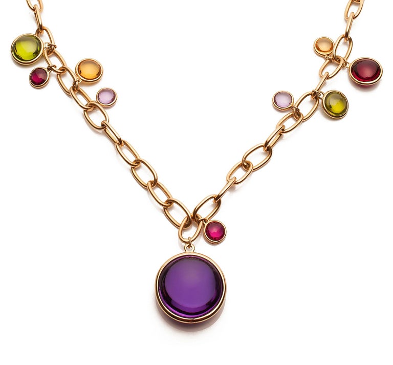 Goshwara MultiColor Charm Necklace For Sale at 1stDibs