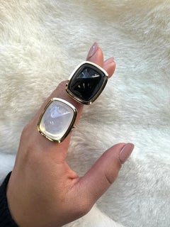 Goshwara Onyx Cushion Cabochon Ring