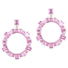 Goshwara Pink Sapphire with Diamonds Earrings