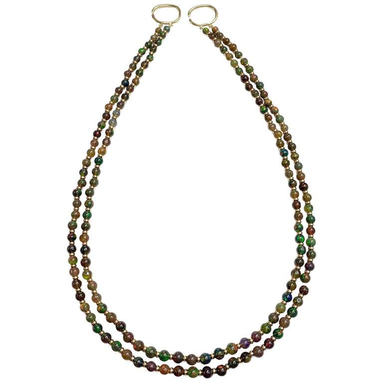 beautiful opal necklace