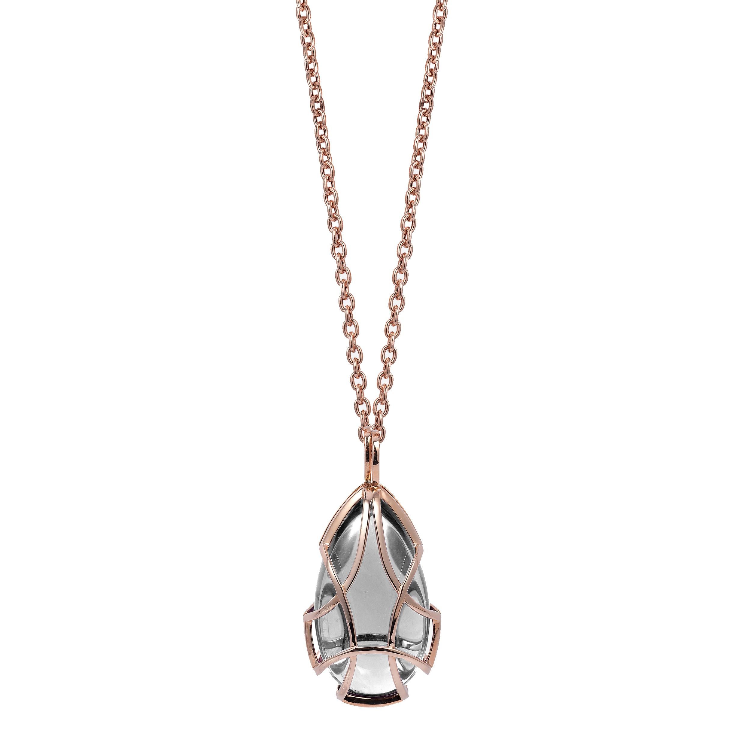 crystal cage pendant