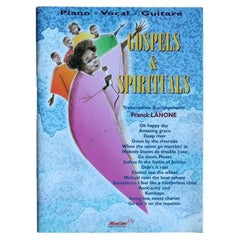 Gospels & Spirituals, Piano Vocal Guitar Score, Franck Lanone, 1999 2C159