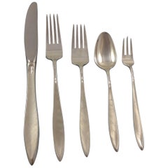 Gossamer by Gorham Sterling Silver Flatware Service for 8 Set 44 Pieces Modern