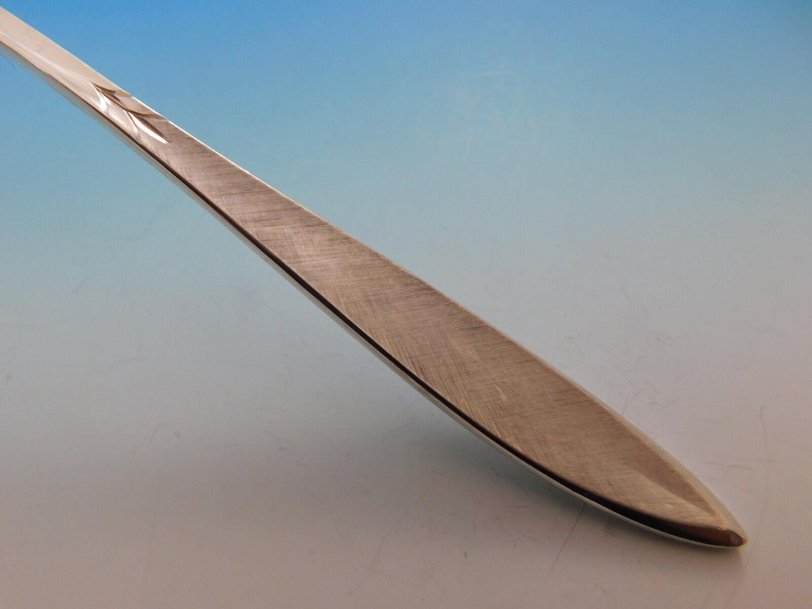 Gossamer by Gorham Set de couverts en argent sterling pour 12 services 97 pièces Matte Excellent état - En vente à Big Bend, WI