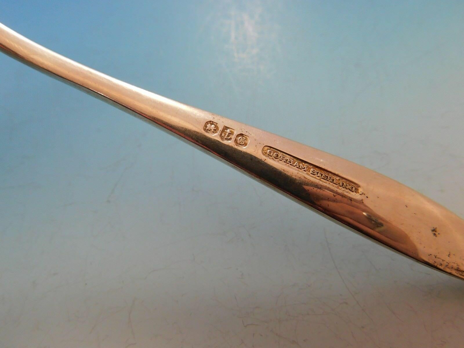 Gossamer by Gorham Set di posate in argento sterling per 6 persone 24 pezzi In condizioni ottime in vendita a Big Bend, WI